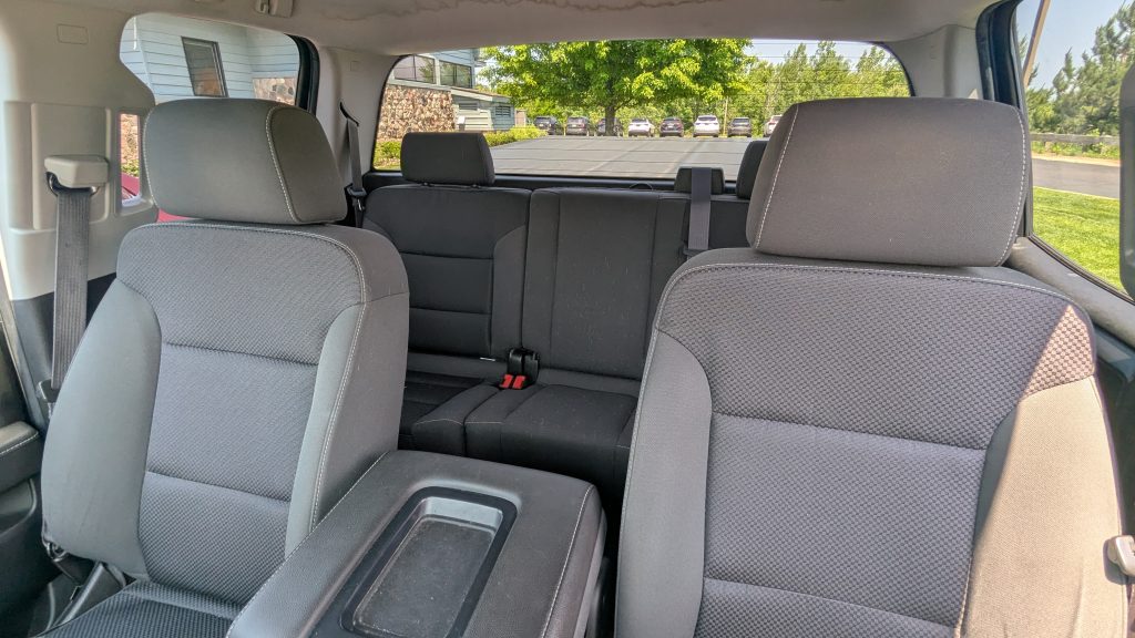 Back seats in crew cab
