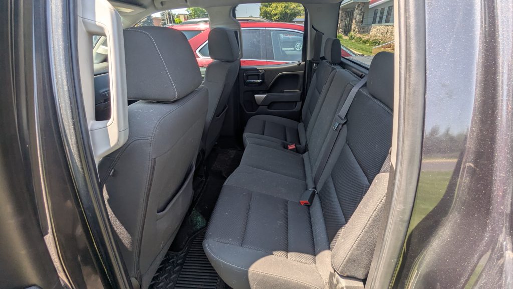 Back seats side shot
