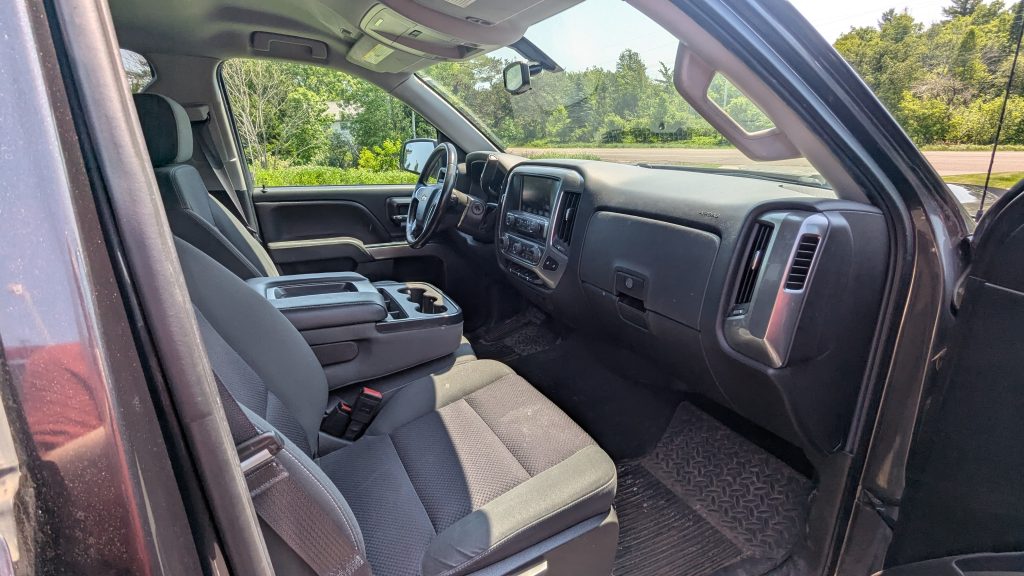 Interior taken from passenger side
