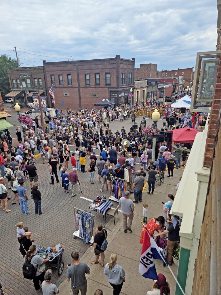 Crowd gathers at Pasty Fest