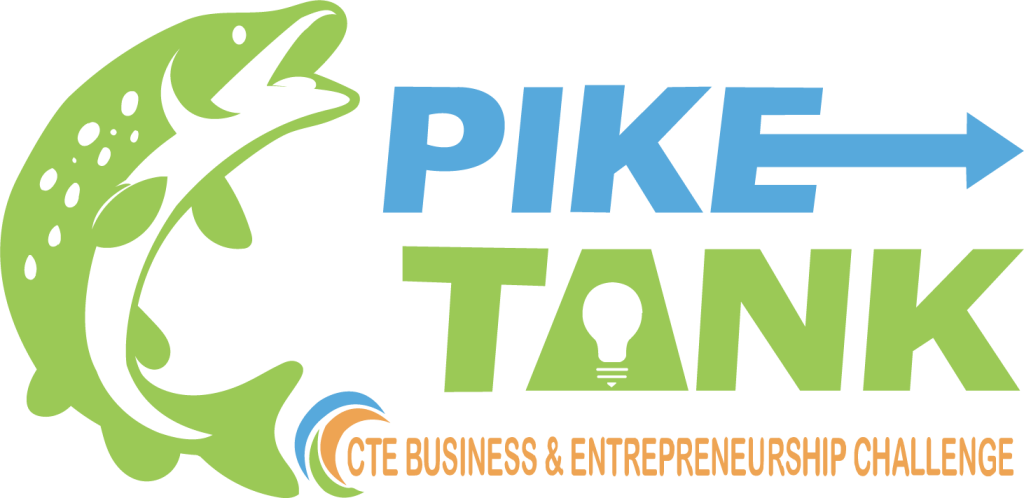 The Pike Tank logo was designed by students in the CTE business class.