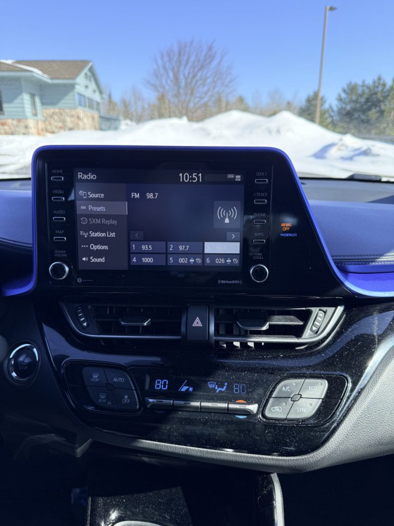 Radio and Heat Controls